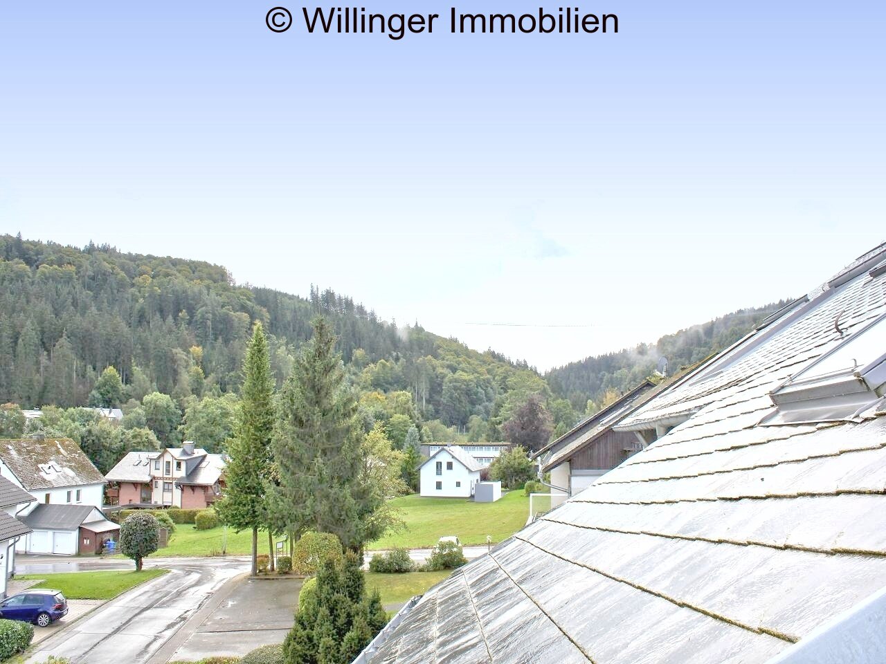 . Aussicht von der Loggia mit Blick auf den Skywalk